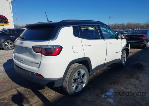 2018 Jeep Compass Limited 4X4 z USA, uszkodzony, nr VIN 3C4NJDCB7JT454564